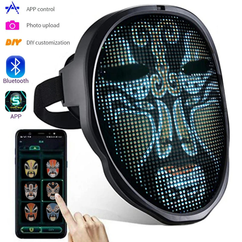 GlowMask DIY LED Face Magic